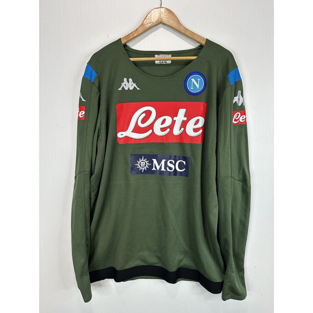 Men’s Kappa Napoli Combat Player Long Sleeve Sweatshirt Size XXL Training Jersey